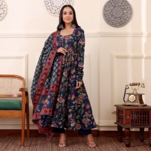 Jamini Cotton Kalidaar Set - Image 4