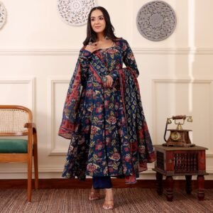 Jamini Cotton Kalidaar Set - Image 8