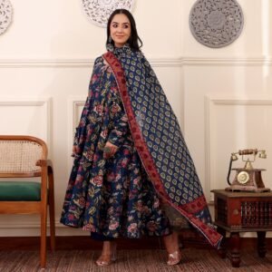 Jamini Cotton Kalidaar Set - Image 9