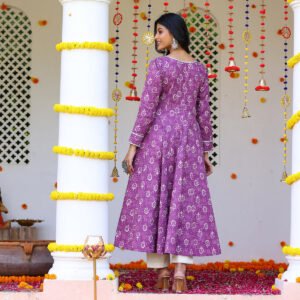 Laila Purple Cotton Set - Image 8