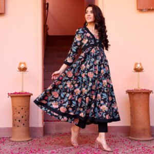 Alternative view of Rushali Printed Cotton kurta