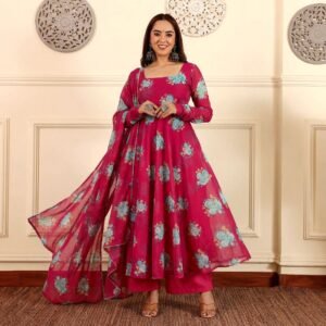 Rani Pink Georgette set