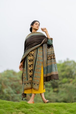 Alternative view of Set of 3 - Kurta, Dupatta, Culotte - Aviv