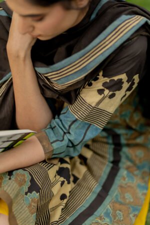 Set of 3 - Kurta, Dupatta, Culotte - Aviv - Image 8