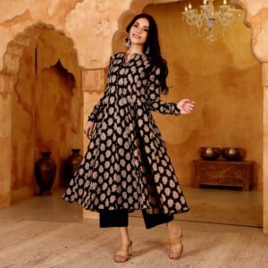 Alternative view of Anavya Cotton Kurta