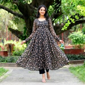 Alternative view of Sarita Georgette Kurta