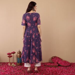 Avina Georgette Kalidaar Kurta - Image 6