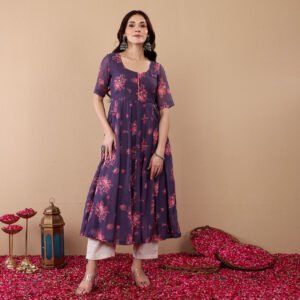 Avina Georgette Kalidaar Kurta - Image 7