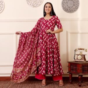 Ivana Cotton Kalidaar Set - Image 6