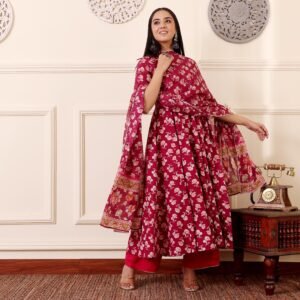 Ivana Cotton Kalidaar Set