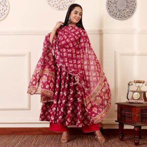 Ivana Cotton Kalidaar Set - Image 3