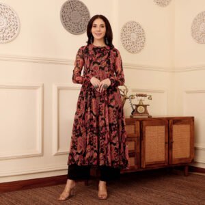 Alternative view of Shura Georgette Kurta