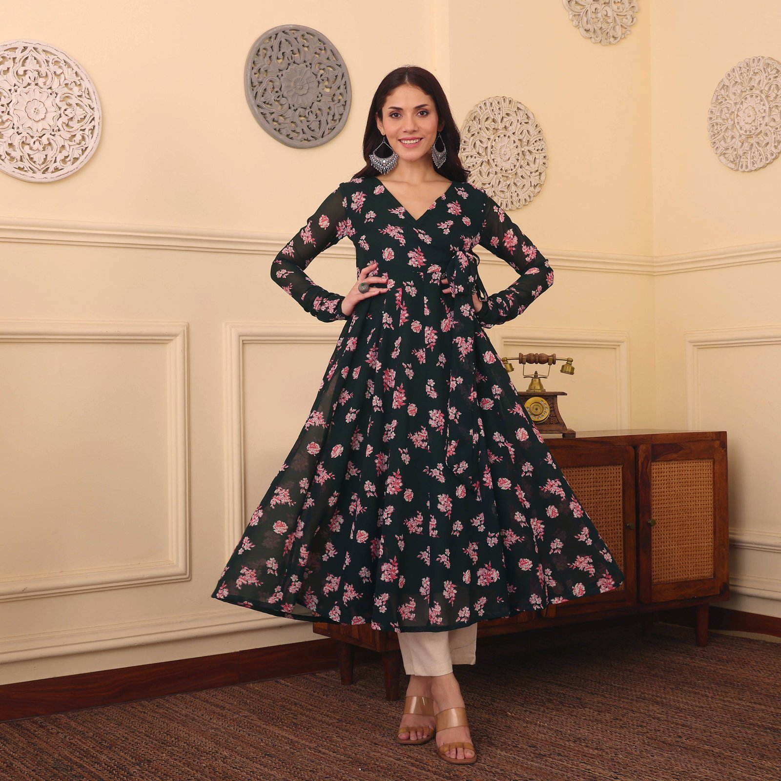 Fai Georgette Kurta