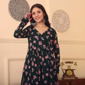 Fai Georgette Kurta - Image 3