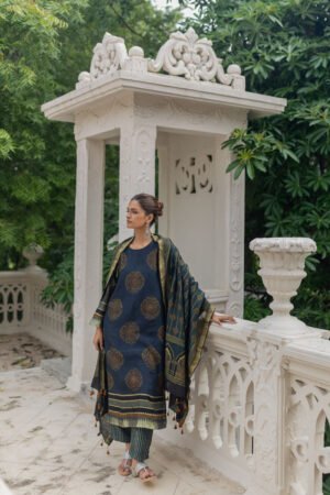Chanderi Silk Kurta Set of 3 - Ruman Bagh 06 - Image 4