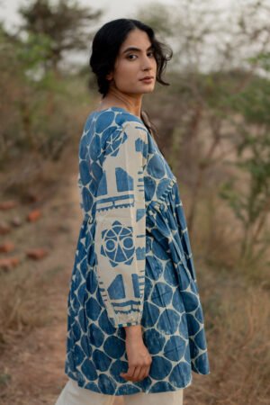 Yara Tunic - Indigo - Image 5