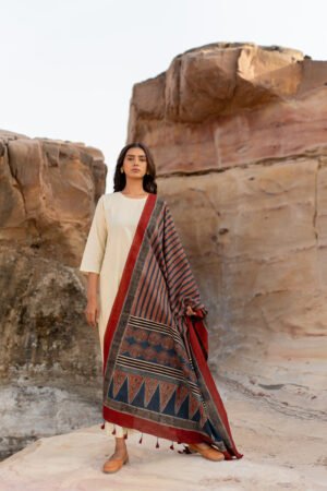 Set of 3 - Kurta, Dupatta & Pants - Swa 07 - Image 7