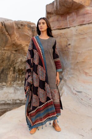 Set of 3 - Kurta, Dupatta & Culotte - Swa 03 - Image 3