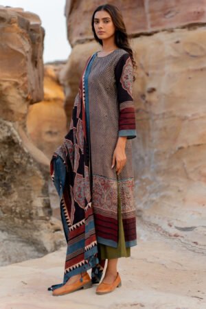 Set of 3 - Kurta, Dupatta & Culotte - Swa 03 - Image 4