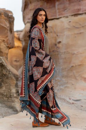 Set of 3 - Kurta, Dupatta & Culotte - Swa 03 - Image 6