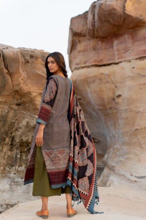 Set of 3 - Kurta, Dupatta & Culotte - Swa 03 - Image 5