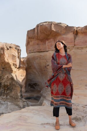 Set of 3 - Kurta, Dupatta & Pants - Swa 01 - Image 4