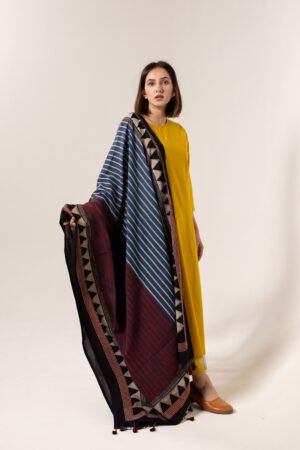 Set of 3 - Kurta, Dupatta & Pants - Aabaan 05 - Image 5