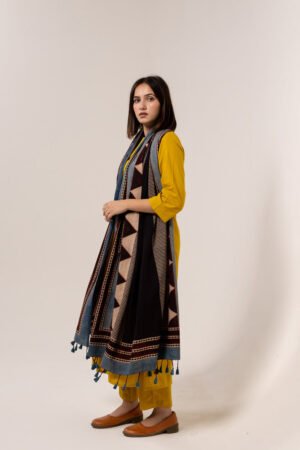 Set of 3 - Kurta, Dupatta & Pants - Aabaan 06 - Image 6