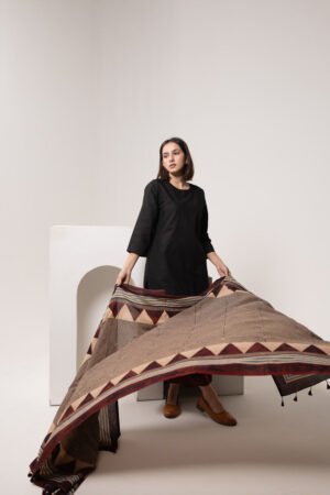 Set of 3 - Kurta, Dupatta & Culotte - Aabaan 07 - Image 4