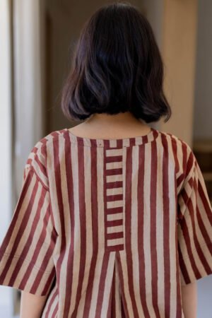Alternative view of Omi Kurta Set of 2 - Maroon meadow