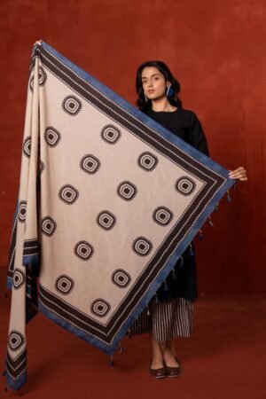 Set of 3 - Kurta, Dupatta & Culotte - Asa 08 - Image 3