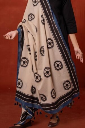 Set of 3 - Kurta, Dupatta & Culotte - Asa 08 - Image 7
