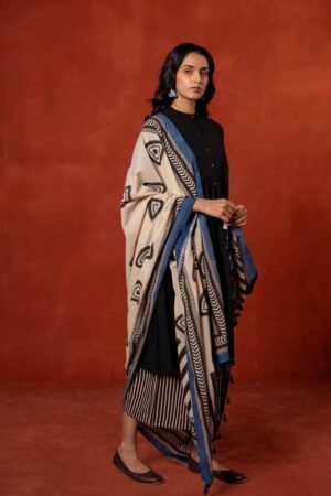 Set of 3 - Kurta, Dupatta & Culotte - Asa 01 - Image 3