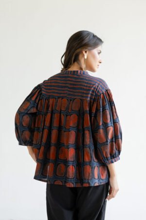 Amlan Top - Kumo Indigo - Image 5