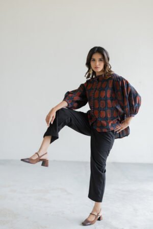 Amlan Top - Kumo Indigo - Image 6