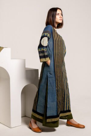 Classic Kurta - Play of Stripes - Image 8