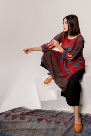 Alternative view of Classic Kurta - Polkas & Dots