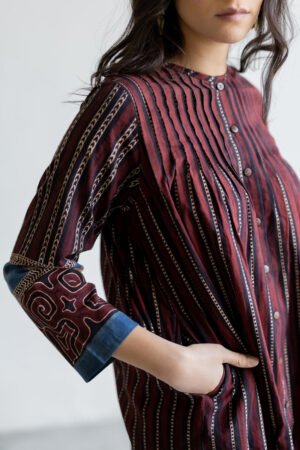 Short Pintuck Kurta - Vaya - Image 4