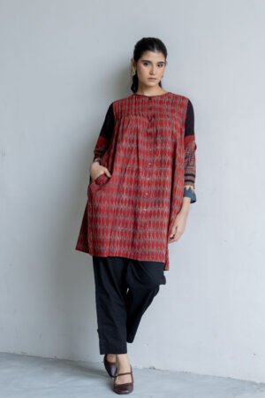 Short Pintuck Kurta - Ela - Image 5