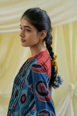 Pintuck Kurta - Indigo Nirmal - Image 4