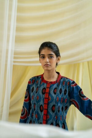 Pintuck Kurta - Indigo Nirmal - Image 8