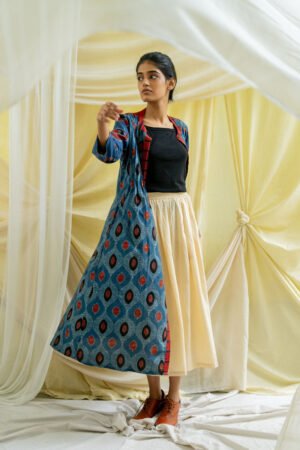 Pintuck Kurta - Indigo Nirmal - Image 9