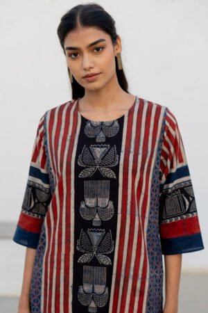 Set of 3 - Kurta, Dupatta & Culotte - Adira 01 - Image 9