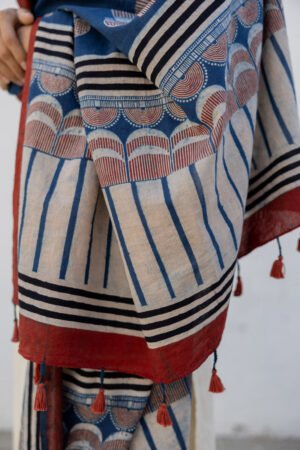 Set of 3 - Kurta, Dupatta & Culotte - Adira 01 - Image 7