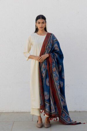 Set of 3 - Kurta, Dupatta & Pants - Adira 08 - Image 8
