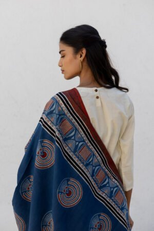 Set of 3 - Kurta, Dupatta & Pants - Adira 08 - Image 7