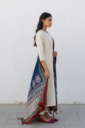 Set of 3 - Kurta, Dupatta & Pants - Adira 09 - Image 7