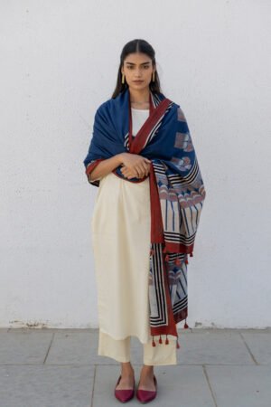 Set of 3 - Kurta, Dupatta & Pants - Adira 09 - Image 4