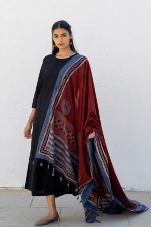 Set of 3 - Kurta, Dupatta & Culotte - Adira 06