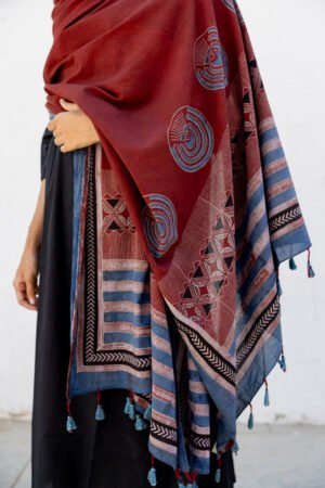 Alternative view of Set of 3 - Kurta, Dupatta & Culotte - Adira 06